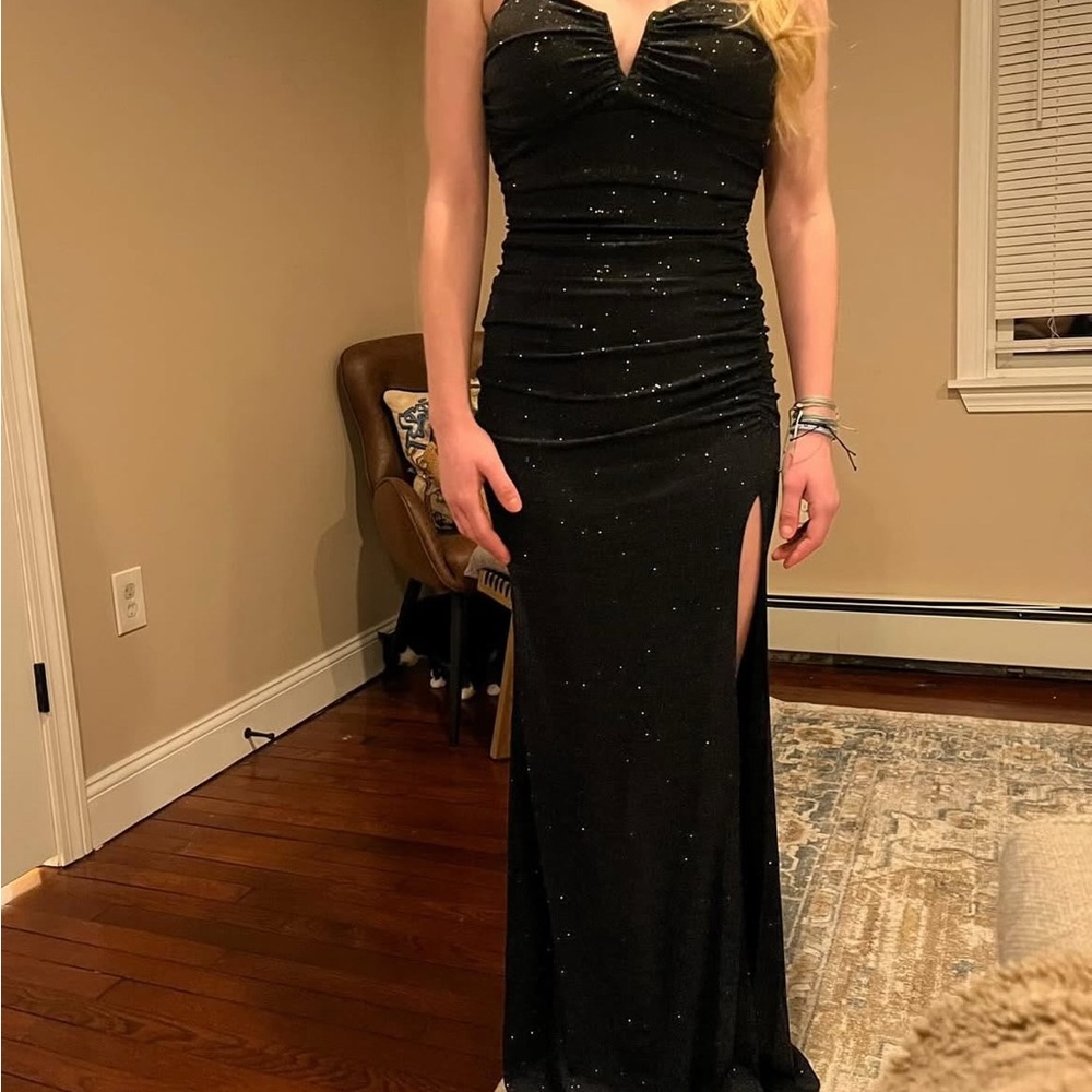 Elegant Black Evening Gown